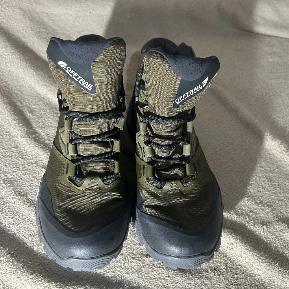 The North Face Offtrail Gore-Tex Mens Size 9 Hiking Boots Olive Green Black
